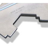 Hermes Black Lacquered Enamel & Palladium STREET Belt Buckle H 32 mm, New! - poupishop