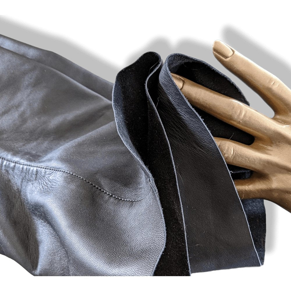 Hermes Black Lambskin Women Pants Ret. €3500, BNEW! - poupishop