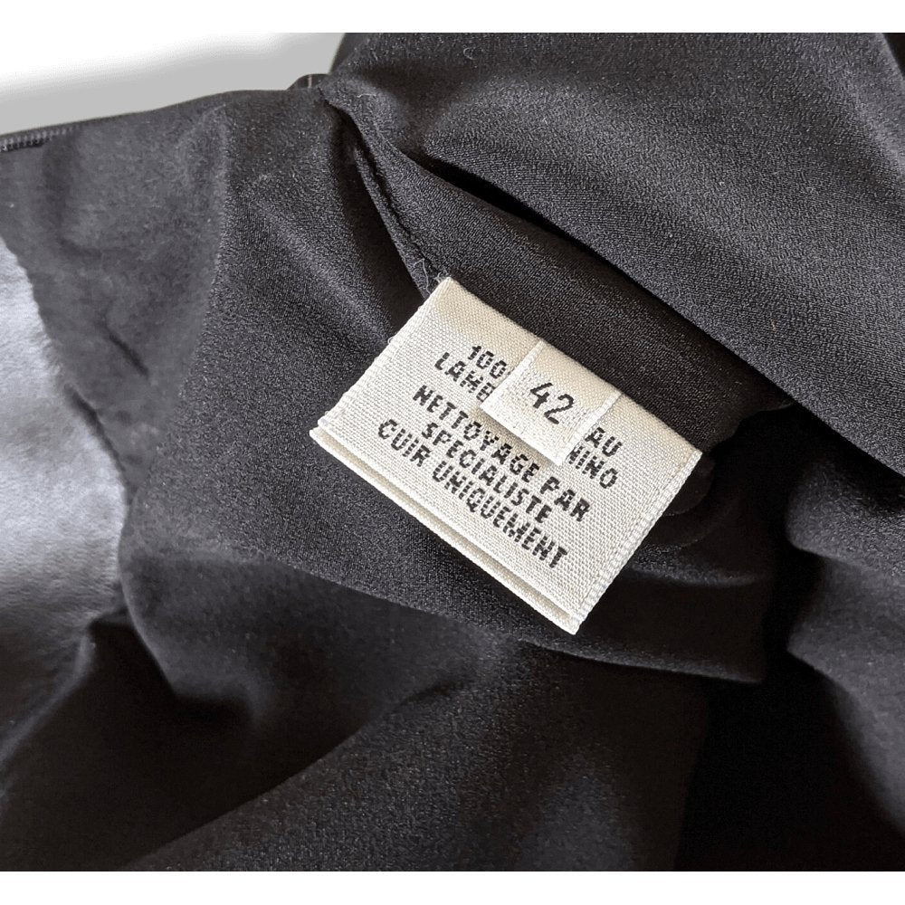Hermes Black Lambskin Women Pants Ret. €3500, BNEW! - poupishop