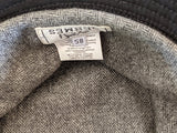 Hermes Black Lambskin Wool&Cashmere ABBESSES Bucket Bob Hat, Sz58, New! - poupishop