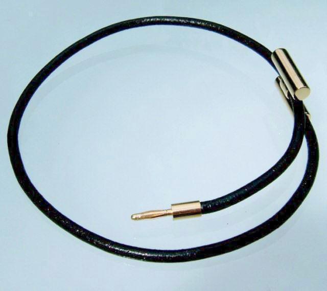 Hermes Black Leather & Plated Gold Unisex Bracelet Tournis, New! - poupishop