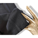 Hermes Black Reglisse Knit MAILLE UNIFORME H Long Sleeves Sweater V, BNEW! - poupishop