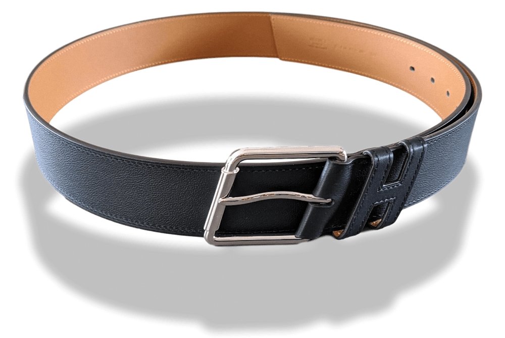 Hermes Black Sombrero II Calfskin PARTNER BELT 40 MM, BNWTIB! - poupishop