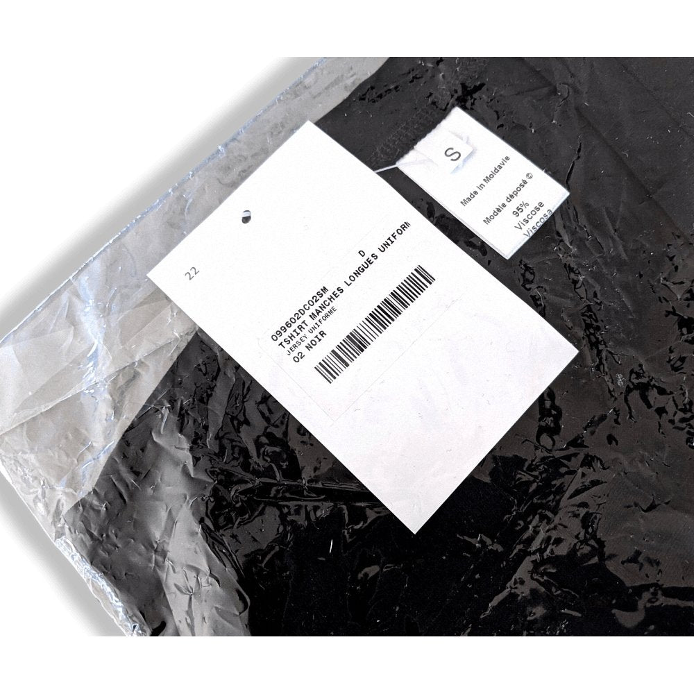 Hermes Black T-Shirt Long Sleeves UNIFORME TEE-SHIRT, BNWT! - poupishop