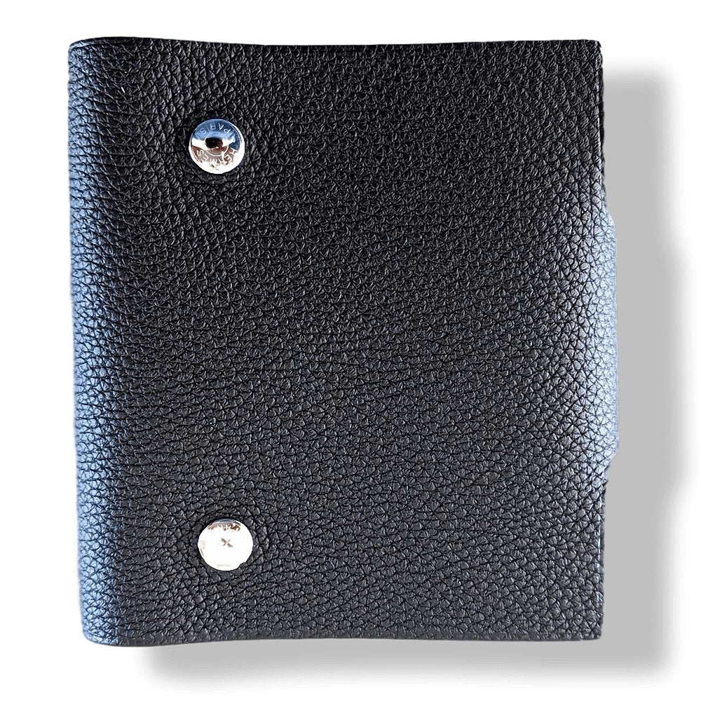 Hermes Black Togo Calfskin ULYSSE MINI NoteBook Cover + Refill, BNIB! - poupishop
