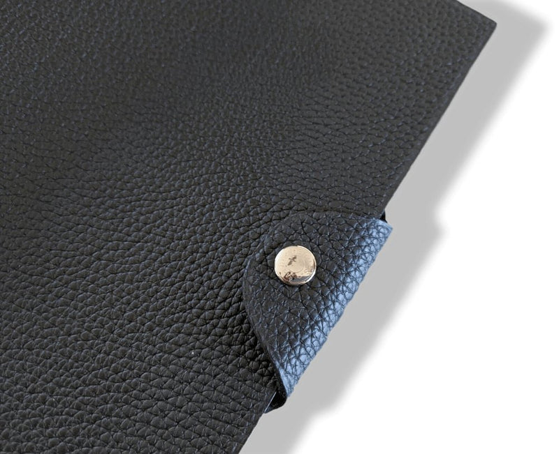 Hermes Black Togo Calfskin ULYSSE MM NoteBook Cover, BNWTIB! - poupishop