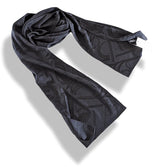 Hermes Black VIRAGE MUFFLER 57% Cashmere Stole 30 x 190cm cm, BNWT! - poupishop