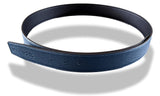 Hermes Black/Bleu de Prusse Chamonix/Togo Calfskin Reversible Belt Strap 38 MM, BNWTIB! - poupishop