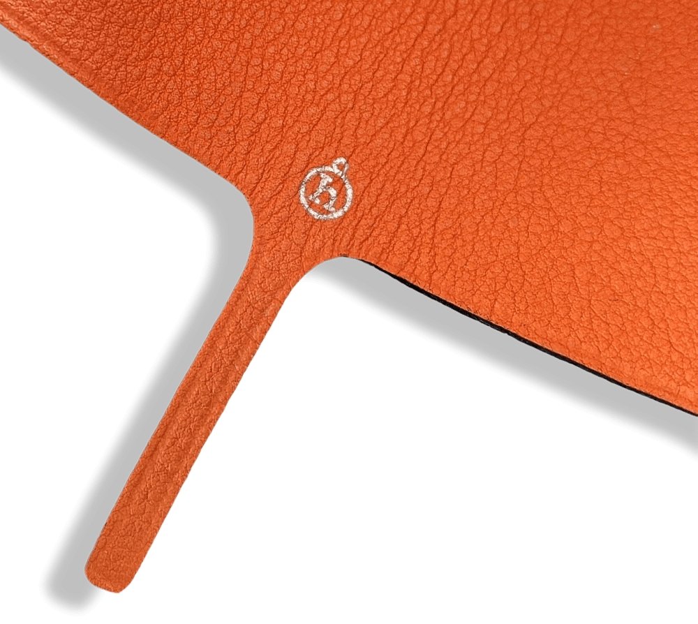 Hermes Black/Orange ELEPHANT Clickazoo PETIT H, New!