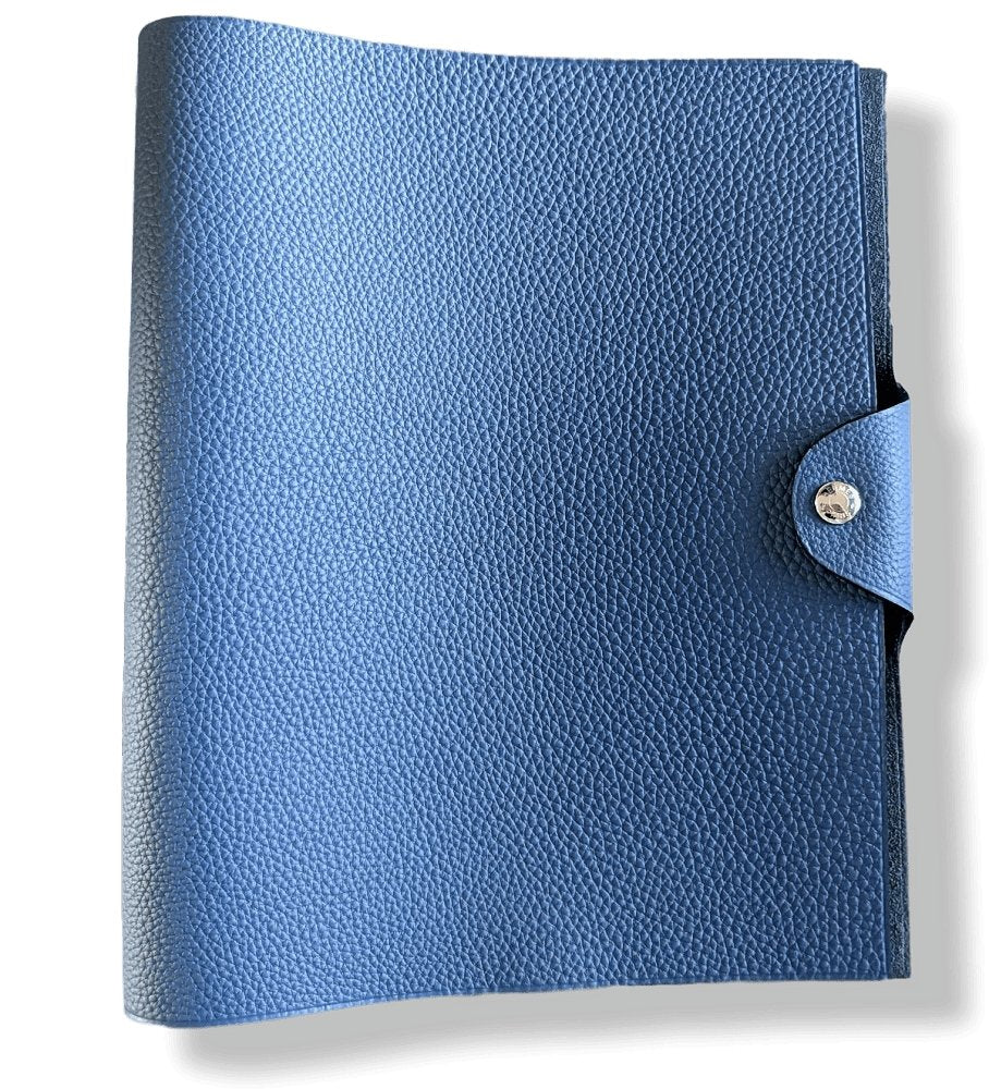 Hermes Bleu Agate Togo Calfskin ULYSSE MM NoteBook Cover, BNWTIB!