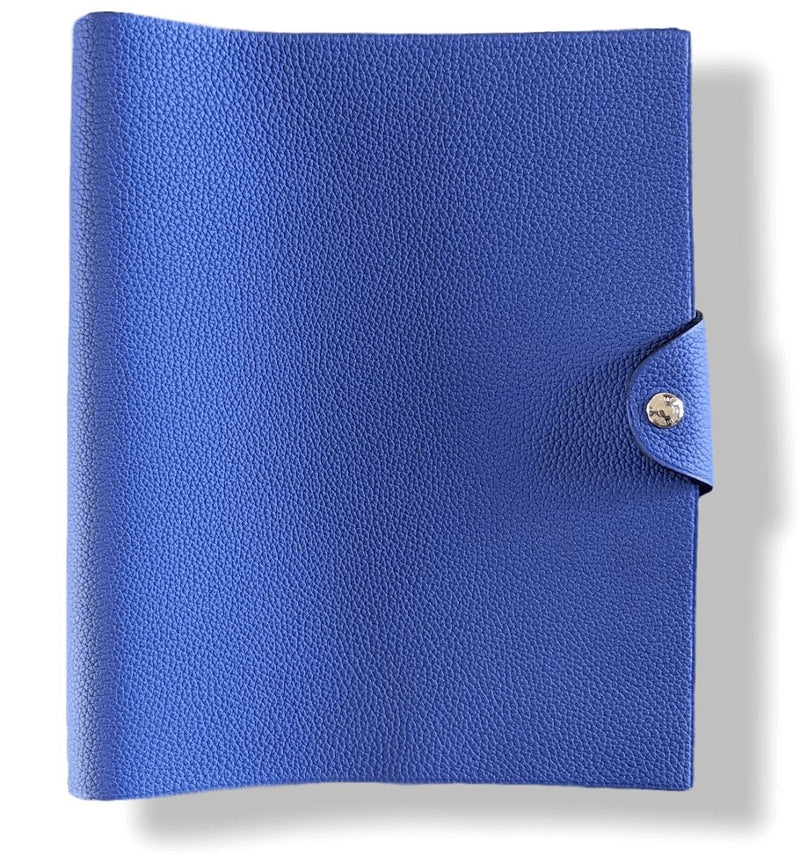 Hermes Bleu Electrique Togo Calfskin ULYSSE MM NoteBook Cover, BNWTIB!
