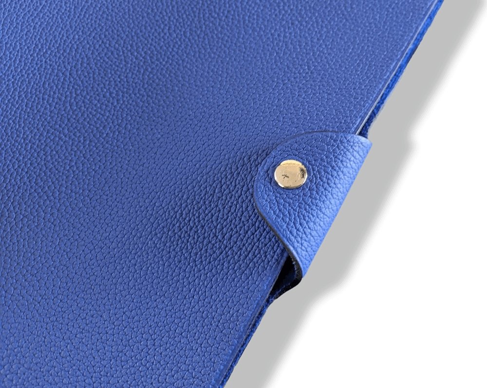 Hermes Bleu Electrique Togo Calfskin ULYSSE MM NoteBook Cover, BNWTIB!