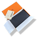 Hermes Bleu Indigo Calfskin Epsom SMART CLASSIC CASE for Iphone X, 11, Ret.$1225, NIB!