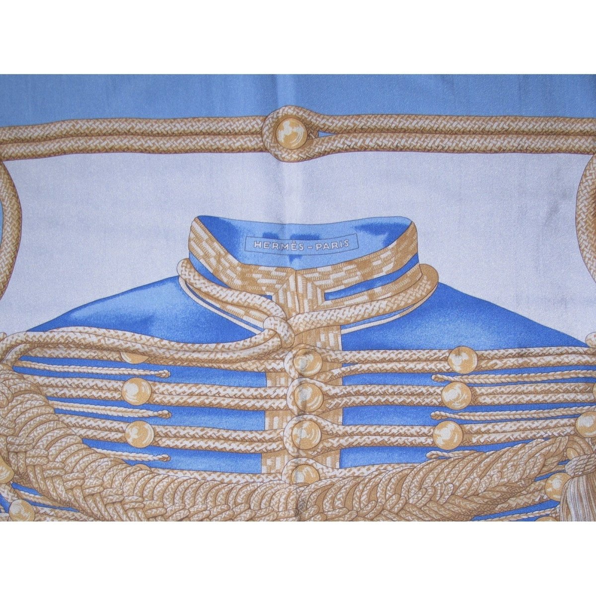 Hermes Brandebourg by Caty Latham Dip Dye Surteint Silk 90