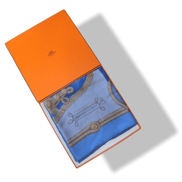 Hermes Brandebourg by Caty Latham Dip Dye Surteint Silk 90