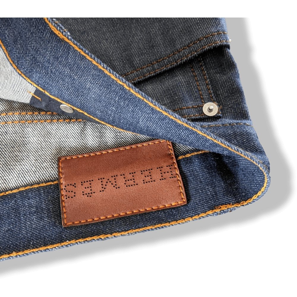 Hermes Blue Men JEANS DENIM Pants 100% Cotton Sz44, Ret.€600, BNWT! - poupishop