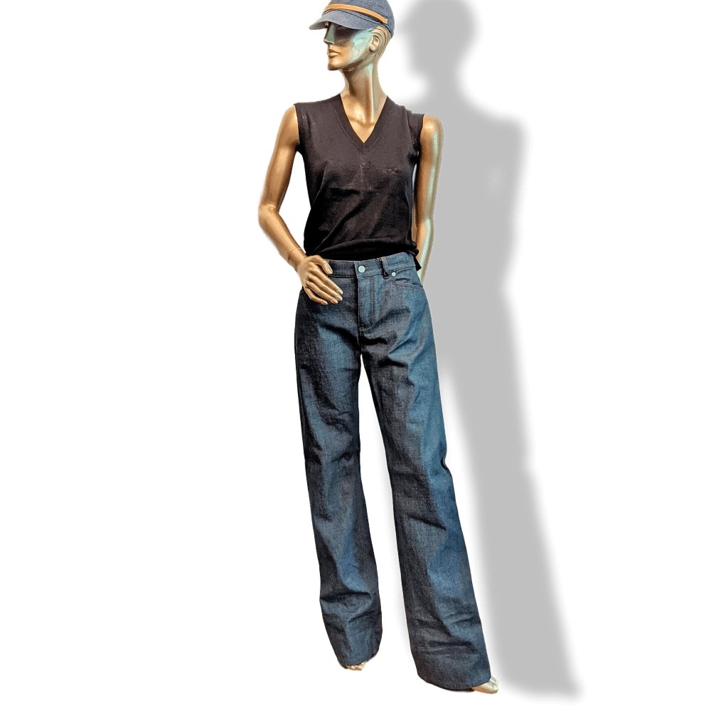 Hermes Blue Men JEANS DENIM Pants 100% Cotton Sz44, Ret.€600, BNWT! - poupishop