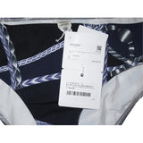 Hermes Blue Robe du Soir Maio Bikini Swimsuit 2pc Sz42, NWT! - poupishop