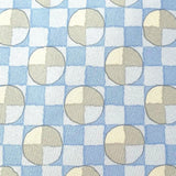 Hermes Blue Sky Linen Art Deco Geometric Twill Silk Tie 9cm, NWT in Pochette! - poupishop