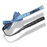 Hermes Blue Sky STARS Bow Tie Adjustable Size, New! - poupishop