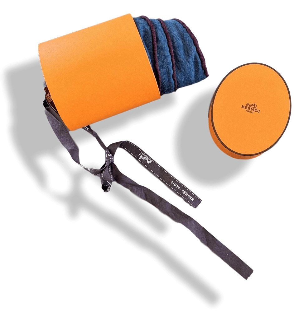 Hermes Blue/Lie de Vin Cashmere COUVERTURES ET TENUES MINI HORSES LOSANGE GM, Men Collection, BNWTIB! - poupishop