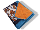 Hermes Blue/Orange POISSON DE LA MER ROUGE Fish Tapis de Plage Terry Beach Towel 150 x 90cm cm - poupishop