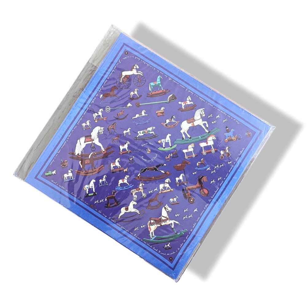 Hermes Blue/Orange RACONTE-MOI LE CHEVAL PUZZLE, BNEW in Blister! - poupishop