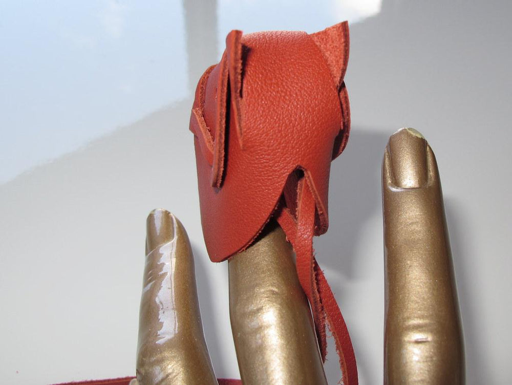 Hermes Brique Origami Swift Leather Horse Head Bag Charm New