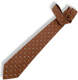 Hermes Brown Dark Grey red 5474 HORSE JOCKEY Twill Silk Tie 9CM, NWT in Pochette! - poupishop