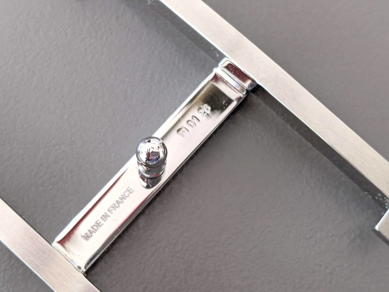 Hermes Brushed Inox Ag H OBSTACLE Buckle 32mm, New in white box! - poupishop