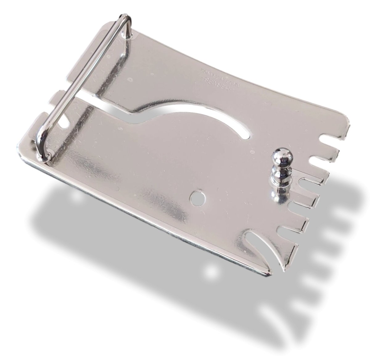 Hermes Brushed Silver Horse Head HOMME A CHEVAL Buckle 32mm Rare, New in white box! - poupishop