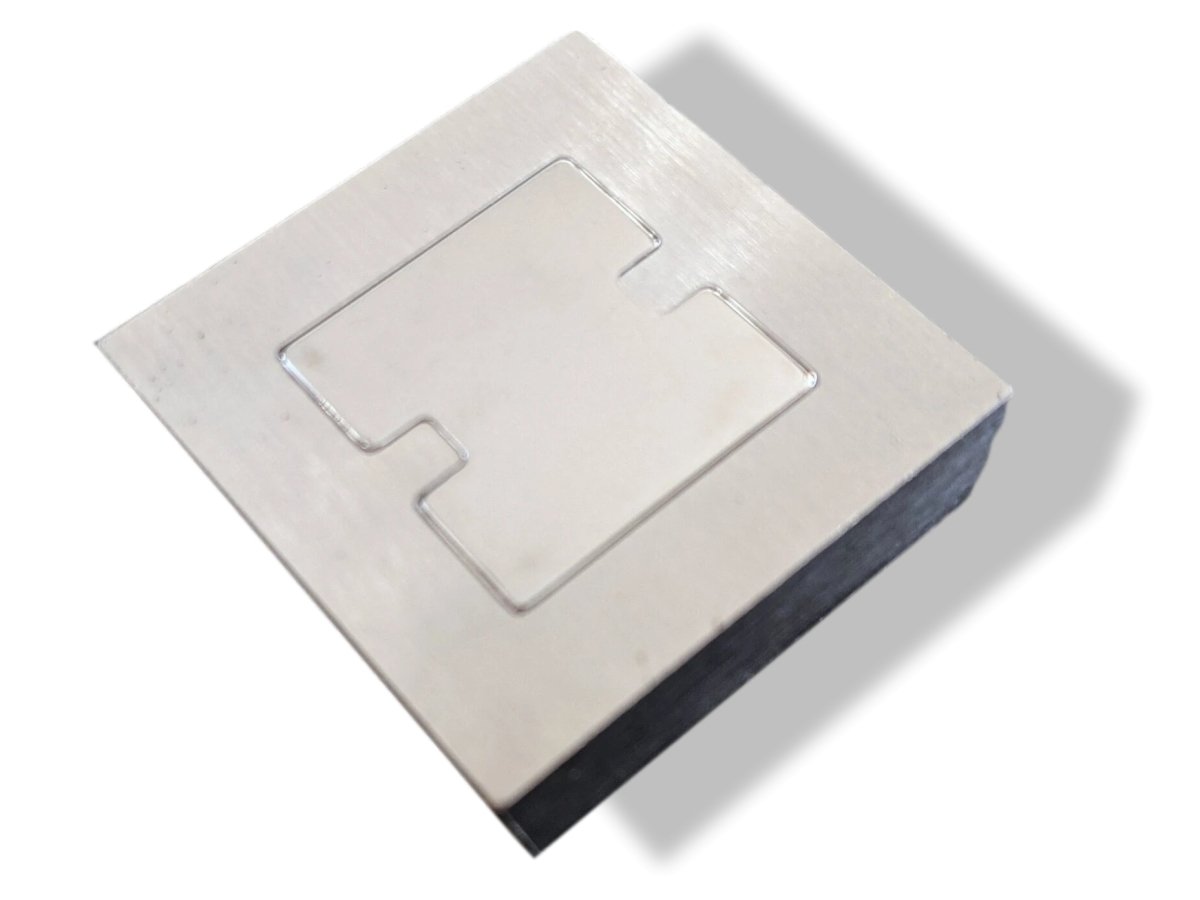Hermes Brushed Steel / Acier Borssé MENU HOLDER - PORTE MENU H - poupishop