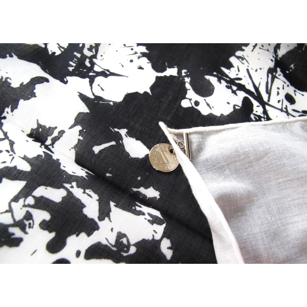 Hermes cheval surprise cotton scarf with charm