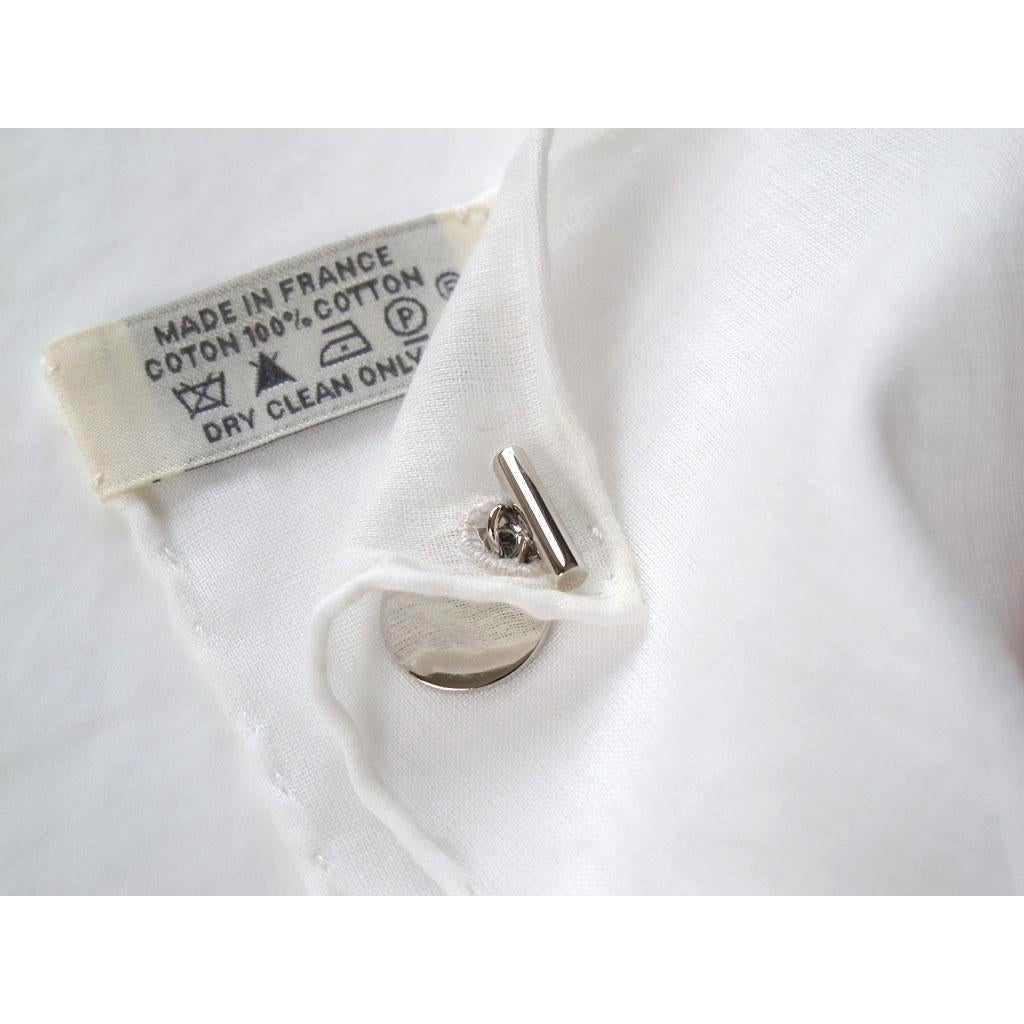 Hermes cheval surprise cotton scarf with charm