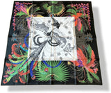 Hermes [C12] 2011 Black Green Red MYTHIQUES PHOENIX COLORIAGE by Toutsy Twill 90cm, NWT! - poupishop