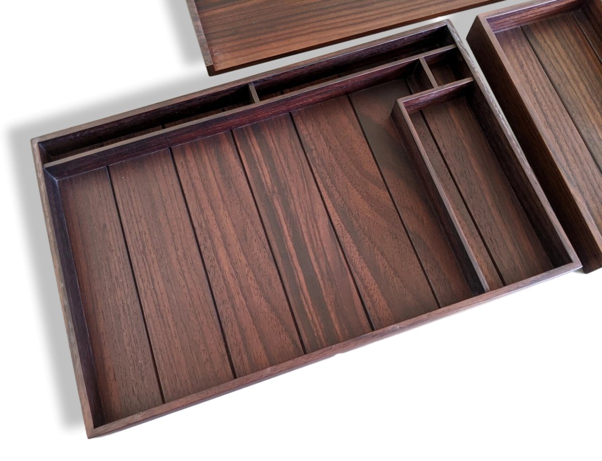 Hermes Cabinetry Precious Rosewood Organize Desk/Jewels Box Palissandre, Rare! - poupishop