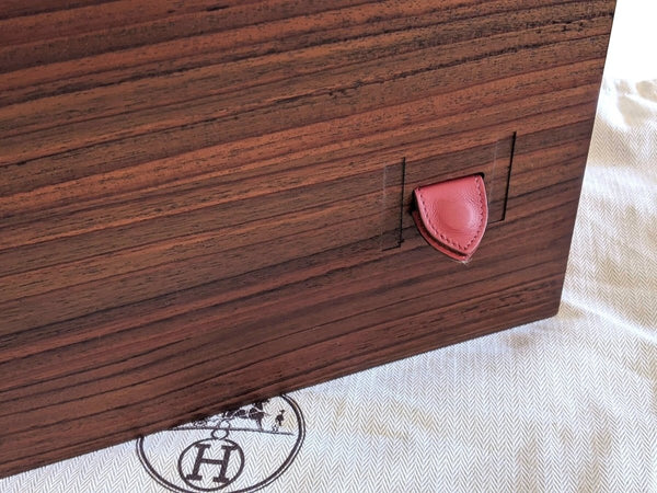 Hermes Cabinetry Precious Rosewood Organize Desk/Jewels Box Palissandre, Rare! - poupishop