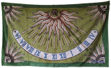Produits Hermes Vert "Cadran Solaire" Tapis de Plage Terry Beach Towel GM 90 x 150 cm