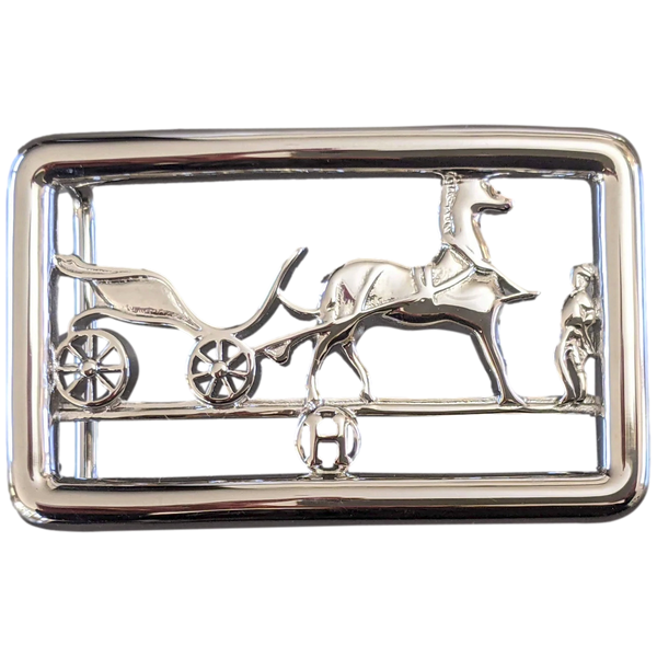 Hermes Shiny Silver/Palladium Caleche Buckle 24 mm