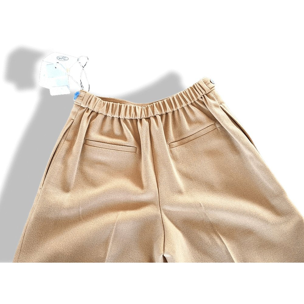 Hermes Camel Light Crepe of Wool PANTALON ESPRIT PYJAMA Relax Woman Pants, BNWT! - poupishop