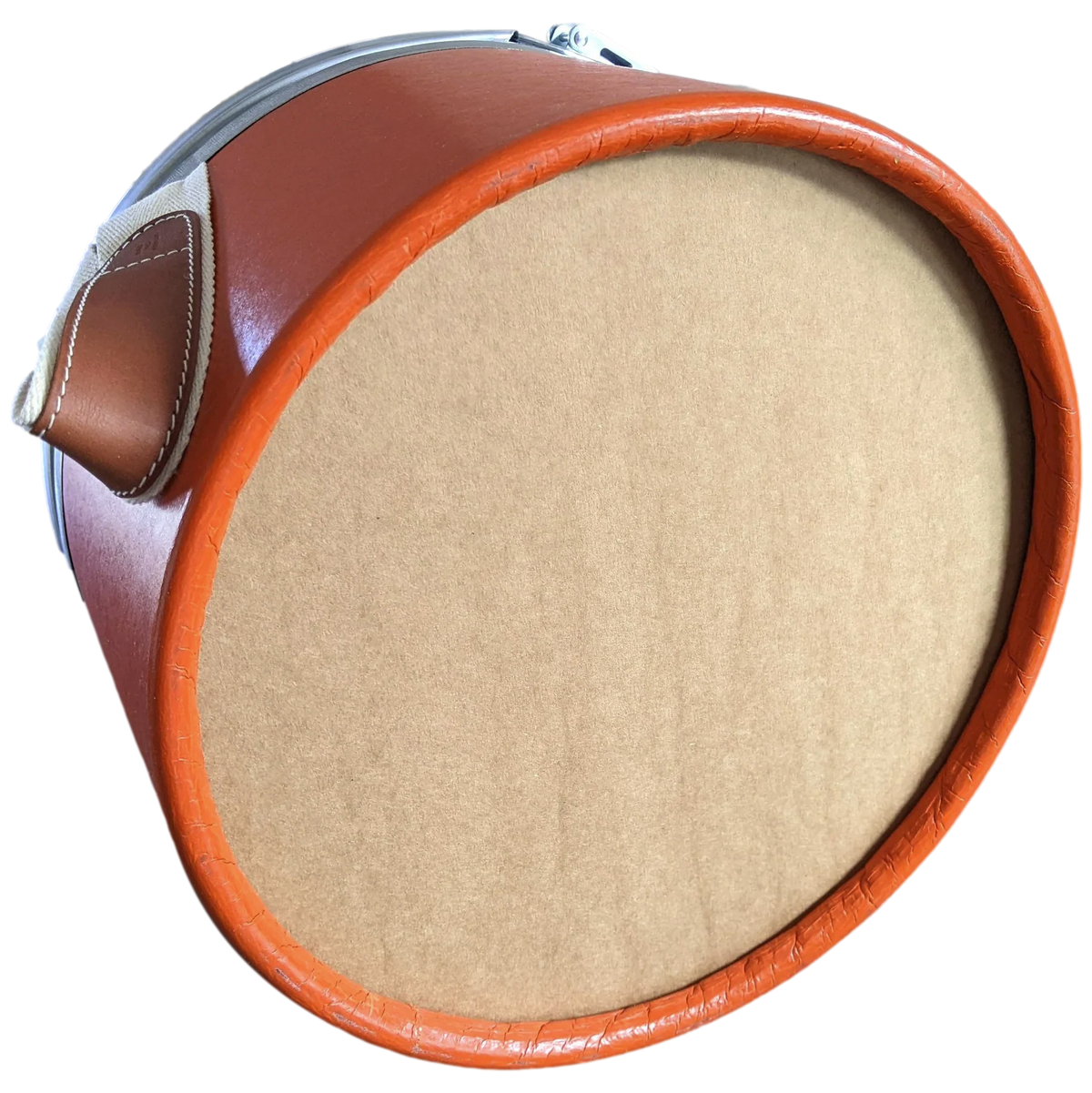 Hermes Color Feu (Fire Orange) Empty CARE CASE - BOÎTE SELLIER Grooming Box