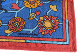 Produits Hermes Vintage Red/Blue Cotton Terry Beach Towel 90 x 150 cm