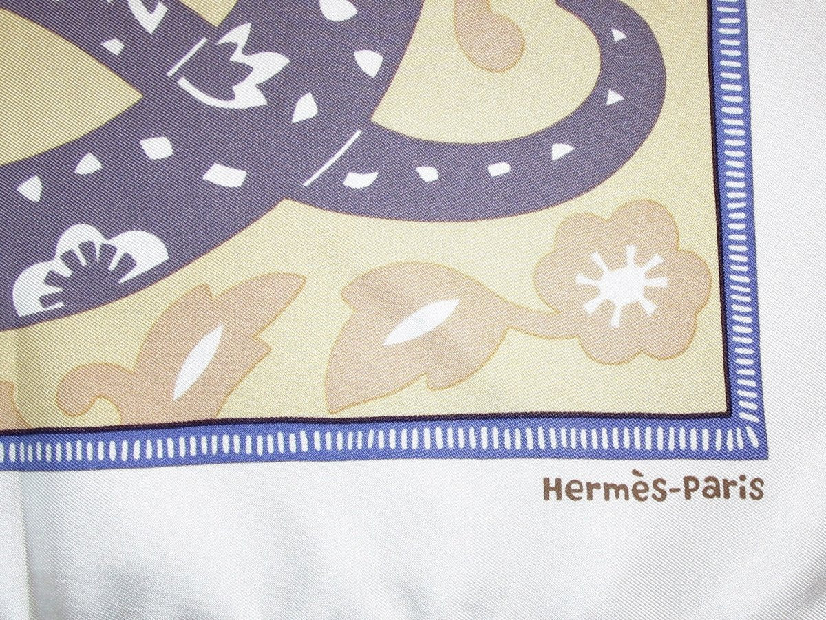 Hermes Chinese Zodiac L'ANNEE DU SERPENT Gavroche Pocket Scarf 45 - poupishop