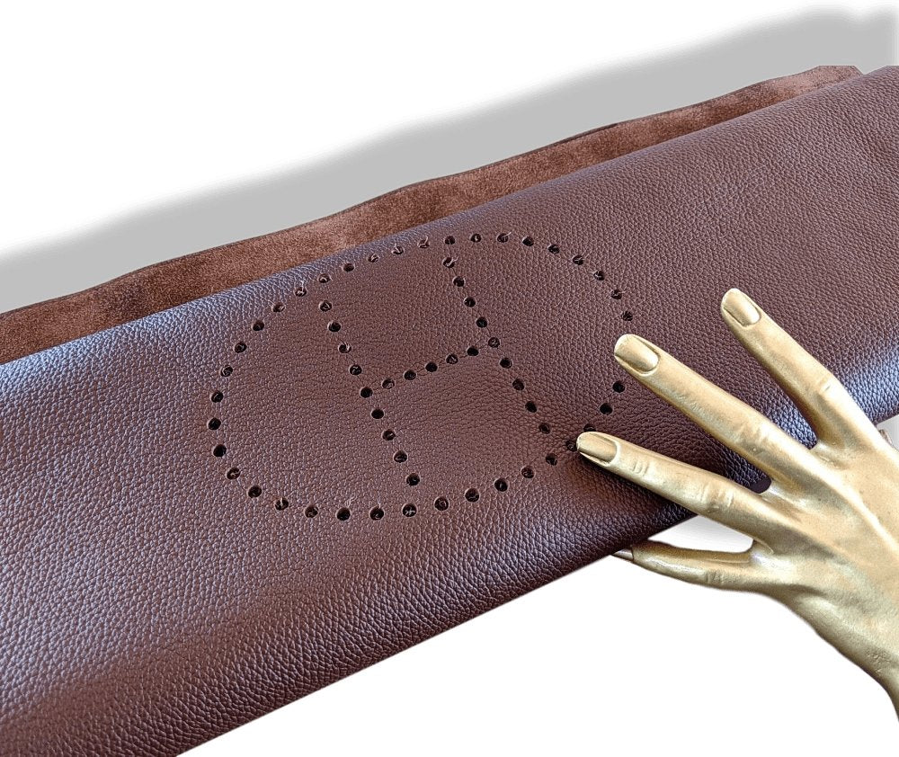 Hermes Chocolat Taurillon Clemence Gaming Mat EVELYNE Tapis de jeux MISES ET RELANCES, BNIB! - poupishop