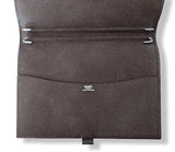 Hermes Chocolate Epsom Agenda Cover GLOBE-TROTTER 2 PINS with Silver Pen, BNWTIB! - poupishop