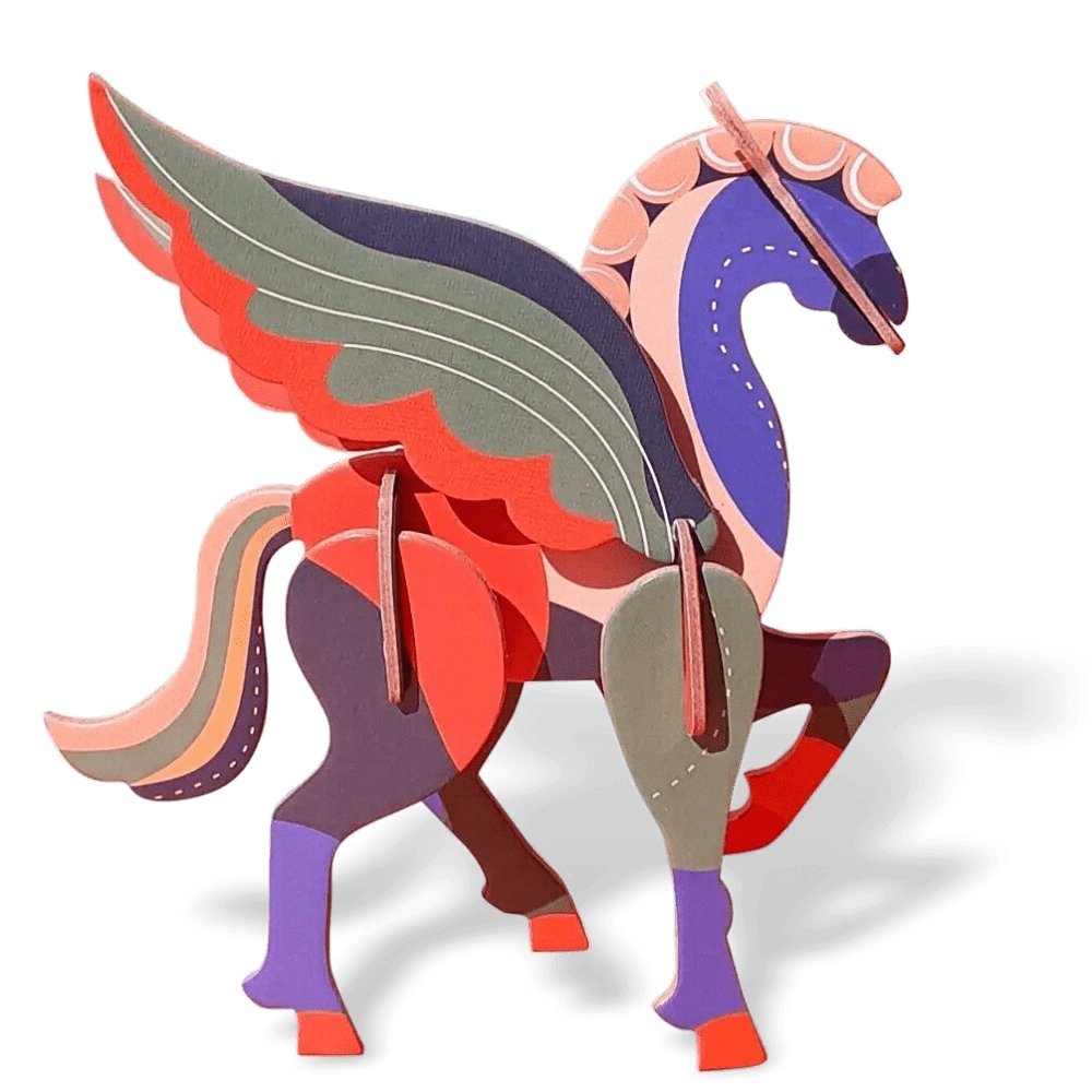 Hermes Collector's Cardboard PEGASUS Puzzle Mobile to Create and Hang, BNEW! - poupishop