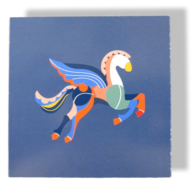 Hermes Collector's Cardboard PEGASUS Puzzle Mobile to Create and Hang, BNEW! - poupishop