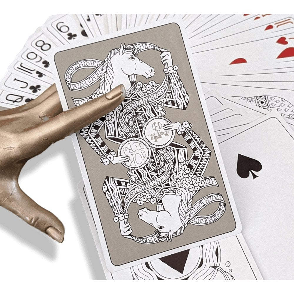 Hermes Collector's LES 4 MONDES 4 COULEURS Game Playing Cards GM, BNWTIB! - poupishop