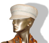 Hermes Concrete Grey Artisanal Yak Felt Hadriana Cap Hat Sz56, NIB! - poupishop