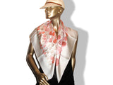 Hermes 2012 Blanc Cassé/Rose Clair/Corail COQUILLES by Robert Delpire Twill 90, New!